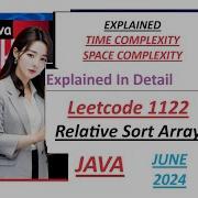 Relative Sort Array Leetcode 1122 Java Tutorial Developer Coder