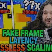 Dual GPU Fake Frame Latency Benchmarks 7 Lossless Scaling Frame Generation Test