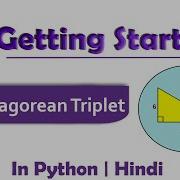 Pythagorean Triplet Module Basics Of Programming In Hindi Python Video 18