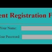 21 Form With Text Box Password Hidden Input Type In HTML