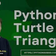 How To Draw Triangle In Python Turtle Python Turtle Triangle