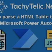 How To Use Power Automate To Parse A HTML Table And Convert To JSON