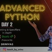 Advanced Python In Telugu Day 2 Formatting And Specifiers 30 Days Of Python