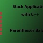 Balance The Parentheses Using Stack Stack Application Data Structure C Programming