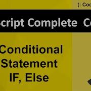 Conditional Statement IF Else 11 Js Tutorial In Pashto