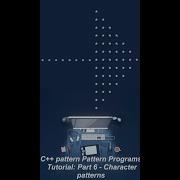 C Pattern Code Pattern Programs Tutorial Part 7 Character Patterns
