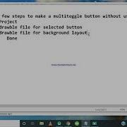 Multi Toggle Button In Android By Learn With AAA
