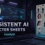 ComfyUI единообразные листы персонажей ИИ с функцией Multi View