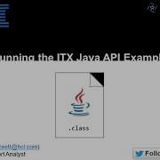 Running The IBM TX Java API Examples In The Eclipse Based Design Studio