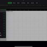 Regression Line And Residual Plot On Excel IPad