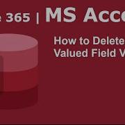 How To Delete Multi Valued Field Values In MS Access Office 365