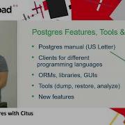 Distributed Postgres With Citus Will Leinweber PostgreSQL