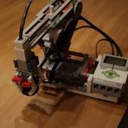 Lego Mindstorms EV3 Robot Arm H25 Being Driven By Python Over Bluetooth