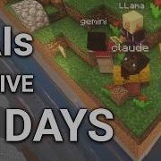 4 AIs Survive 10 Days In Minecraft