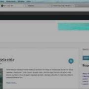 Adaptive Blog Theme The Loop Simple Structure And Theme Unit Test XML Data