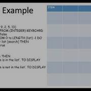 Trace Tables