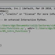 Writing Your Own Functions Using Spyder
