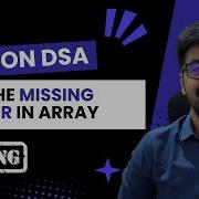 DSA In Python Course Leetcode 268 Find Missing Number In An Array Part 33 Hindi