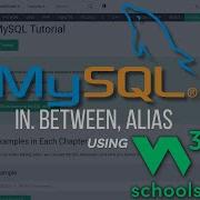 W3Schools MySQL Tutorial 03 UNDERSTANDING In Between Alias In MySQL Using W3Schools