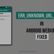 Err Unknown Url Scheme In Android WebView Fixed Demo Android Studio Example