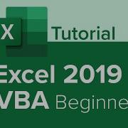 Excel 2019 VBA Beginner Tutorial