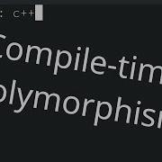 Compile Time Vs Run Time Polymorphism With C