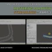CFD Cookie Mastering Paraview Streamlines Part 3
