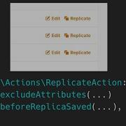 Filament Replicate Action Copy Table Row