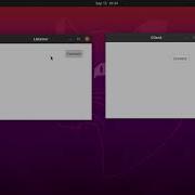 I Tried An Example Of Sockets Programming Gtk Monodevelop