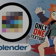 This Blender Scene Uses ONLY ONE TEXTURE Texture Atlas Colour Palette Tutorial