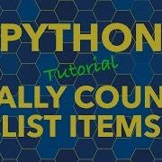Python Tally Count Of List Items Using Collections Counter