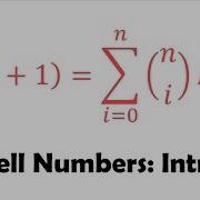Bell Numbers And Its Recurrence Relation Proof