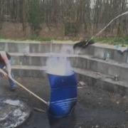Implosion Oil Drum