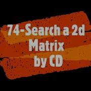 74 Search A 2D Matrix Leetcode Java Easy Solution Using Two Pointers