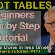 Part 1 3 Master Pivot Tables Essentials The Ultimate Step By Step Extensive Tutorial For Beginners