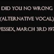 Sex Pistols Did You No Wrong