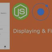 Nodejs Ionic Angular And MongoDB Full Stack App Displaying And Filtering Users Part 3