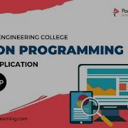 Day 1 3 Workshop On Python Programming And Its Application With Panimalar Engineering College