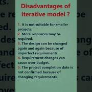Disadvantages Of Iterative Model Softwaretesting Shorts