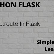 2 Python Flask Tutorial For Beginners II App Route In Flask