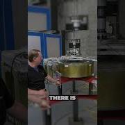 The Force Of A Magnet Accelerating And Spinning A 1200 Pound Flywheel