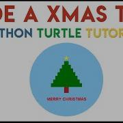 Python Turtle код рождественской ёлки