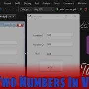 Add Two Numbers In VB Net Easy Tutorial