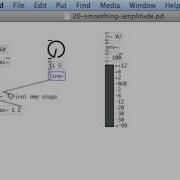 PURE DATA 20 Smoothing Amplitude