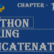 String Concatenation In Python Python Tutorial W3Schools Ch 12 English