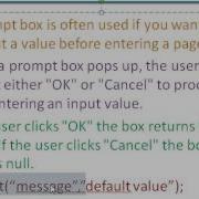 Chapter 6 Popup Boxes In Javascript Hindi