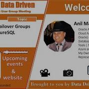 Cloud Data Driven 2025 01 23 Setting Up Failover Groups In Azure SQL Anil Mahadev