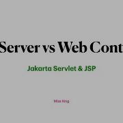 4 Web Server Vs Web Container