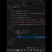 Bootstrap Container And Row Explained In 1 Minute HTML Bootstrap 5 Short
