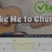 Take Me To Church Easy Version Hozier Fingerstyle Guitar TAB Chords Lyrics